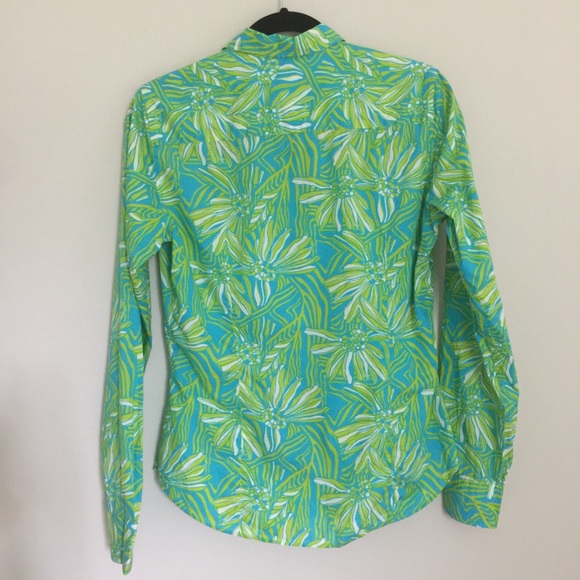 Lilly Pulitzer Button Down In Daisy Darling - Picture 4 of 6